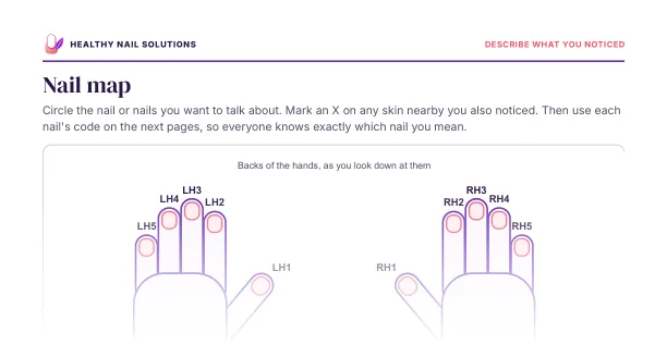 Preview of the top of page 4 of the Nail and Foot-Care Visit Kit: the heading and first lines only, not the full page